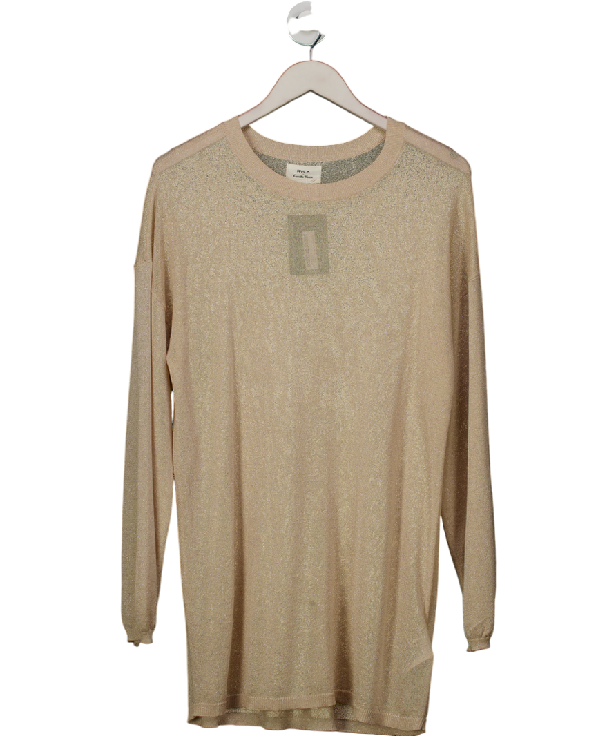 RVCA Metallic Camille Rowe Boulevard Mini Dress UK M