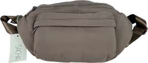 Sacha Brown Padded Crossbody Bag Taupe One Size