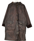 Celtic & Co Brown Waxed Overcoat UK 16