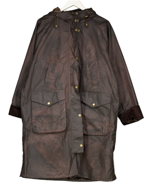 Celtic & Co Brown Waxed Overcoat UK 16