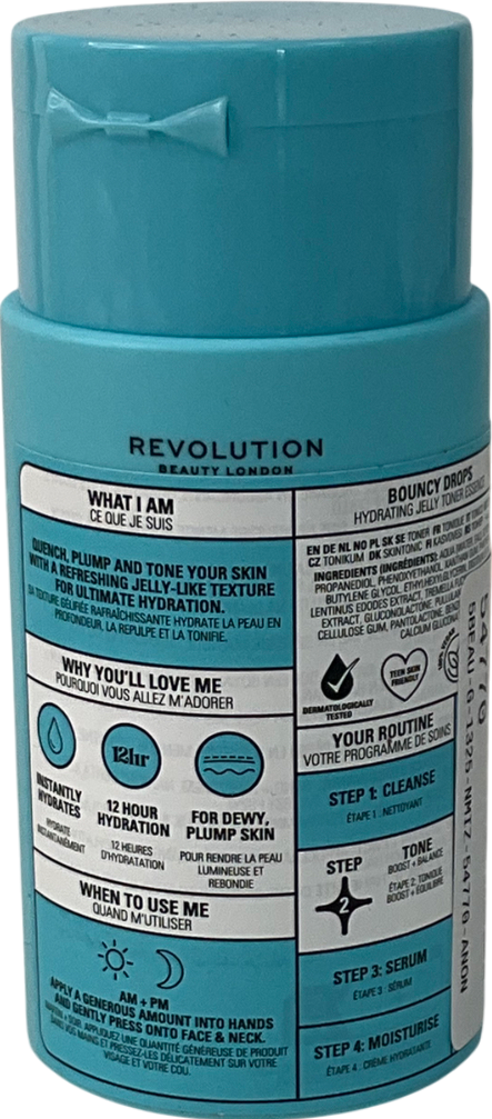 Revolution Bouncy Drops Hydrating Jelly Toner Bouncy Drops 150ml