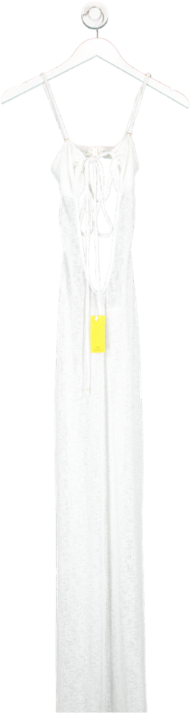 Bananhot White Sia Maxi Dress UK XS/S