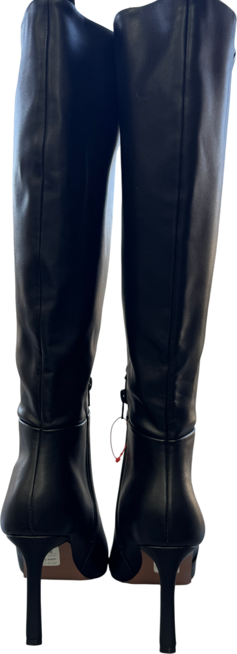 ASOS Charmed Heeled Knee Boots In Black UK 8 EU 41 👠