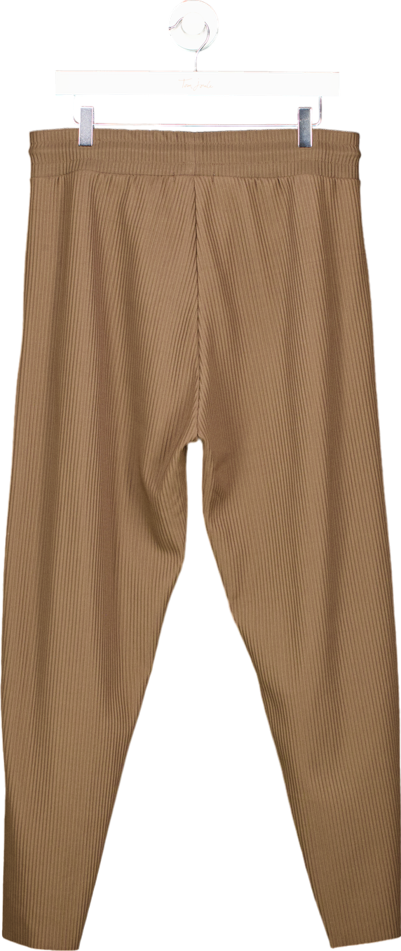 Zara Brown Ribbed Trousers UK XL