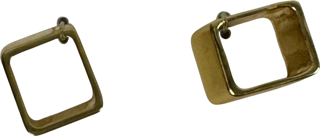 Arket Metallic Gold Plated Rings UK S