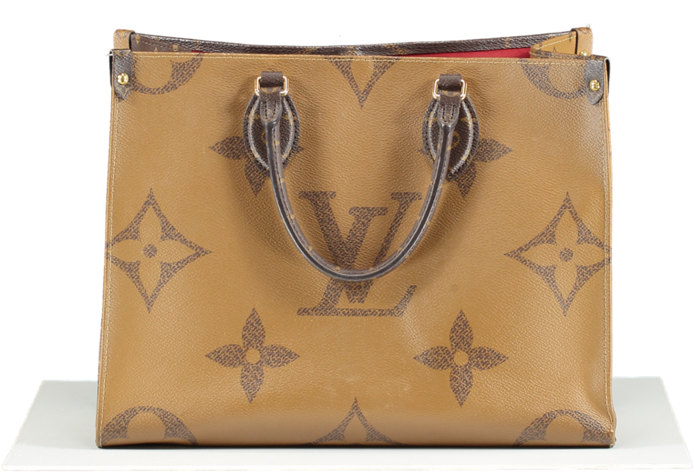 Louis Vuitton Brown Monogram Canvas M45321 Onthego Mm Tote Bag One Size