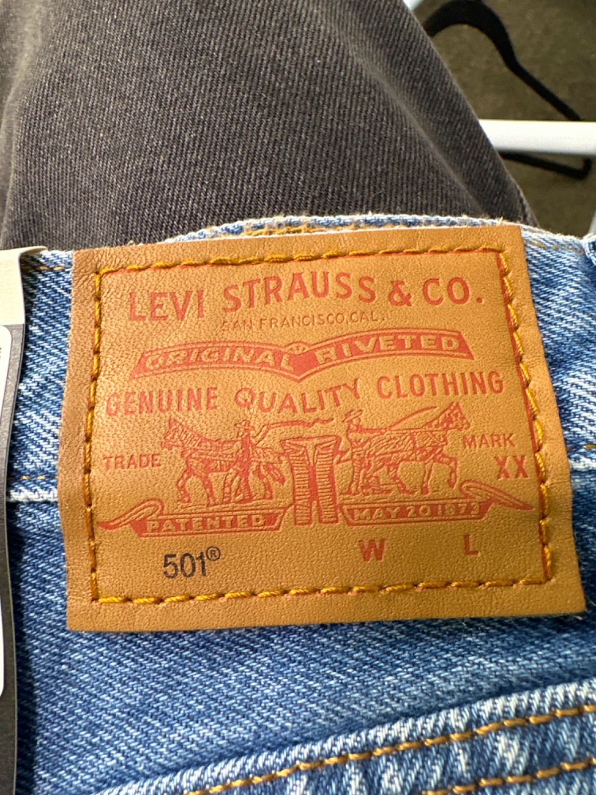 Levi's Blue 501 Original Shorts W 26