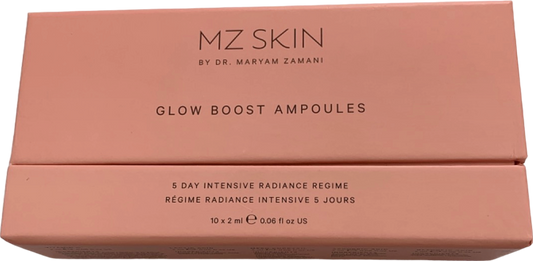 MZ Skin Glow Boost Ampoules 5 Day Intensive Radiance Regime 10x2ml