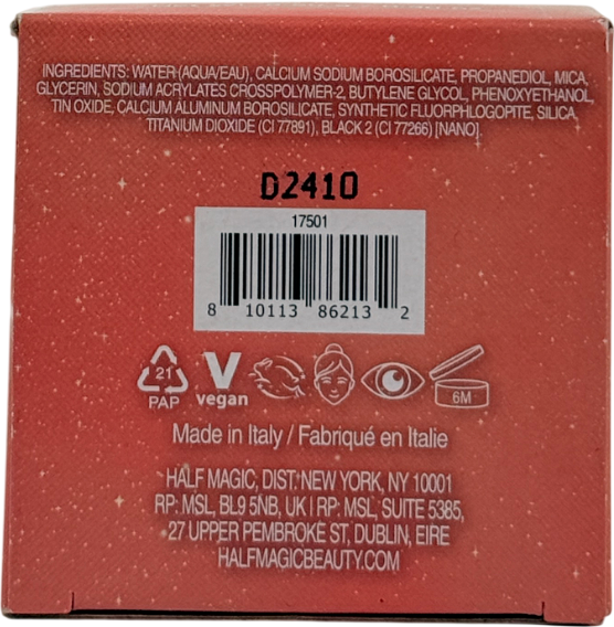 Half Magic Glitterpuck - Pressed Glitter For Eyes, Face + Body cyber diamond