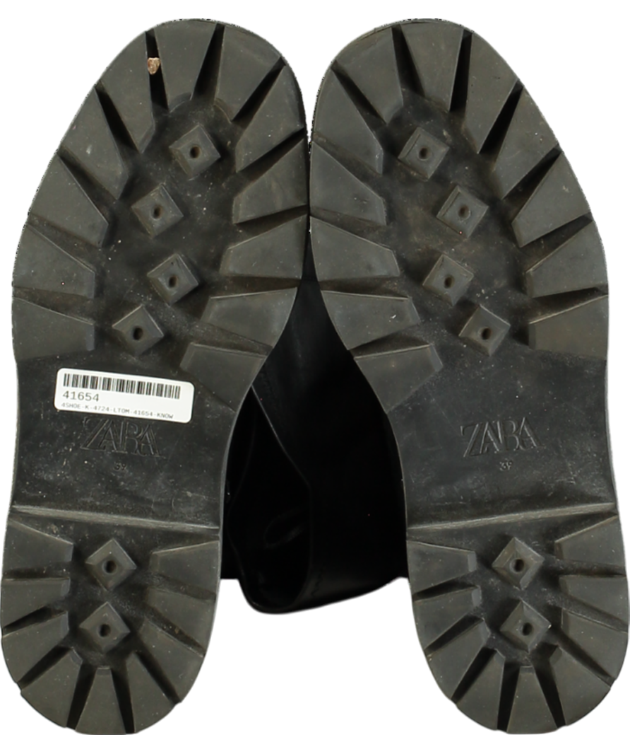 ZARA Black Over-the-knee Boot UK 6 EU 39 👠