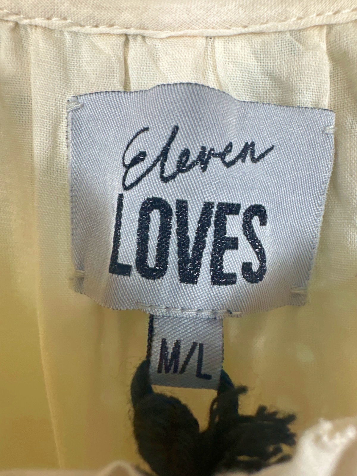 Eleven Loves Ivory Ruby Broderie Dress UK M/L