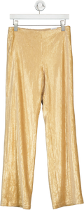 J McLaughlin Metallic Sequin trousers UK S