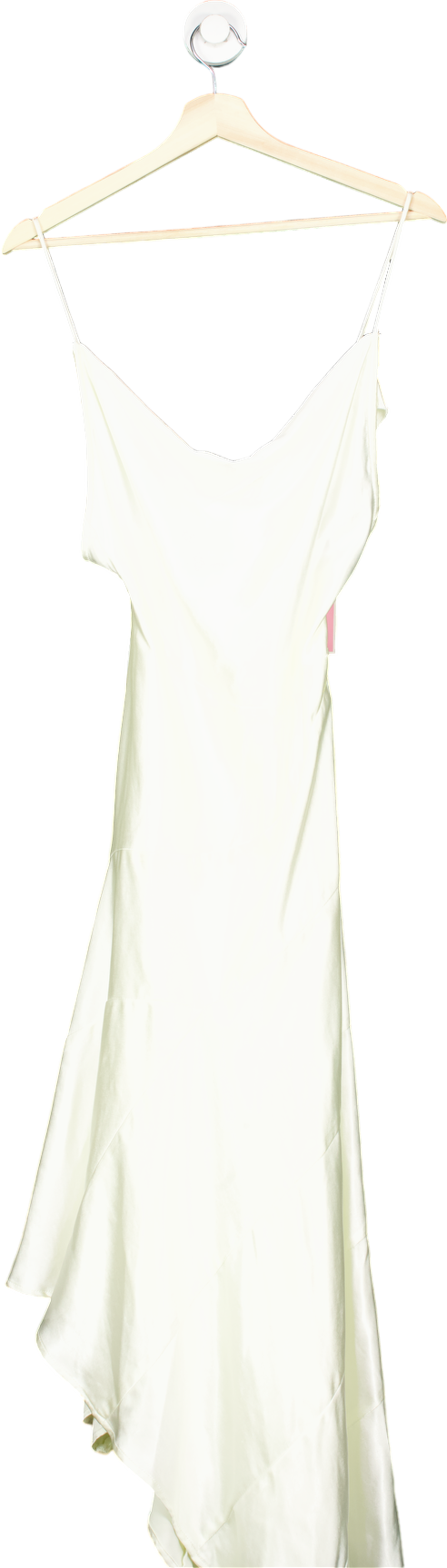 PrettyLittleThing White Tiered Skirt Strappy Maxi Dress UK 8