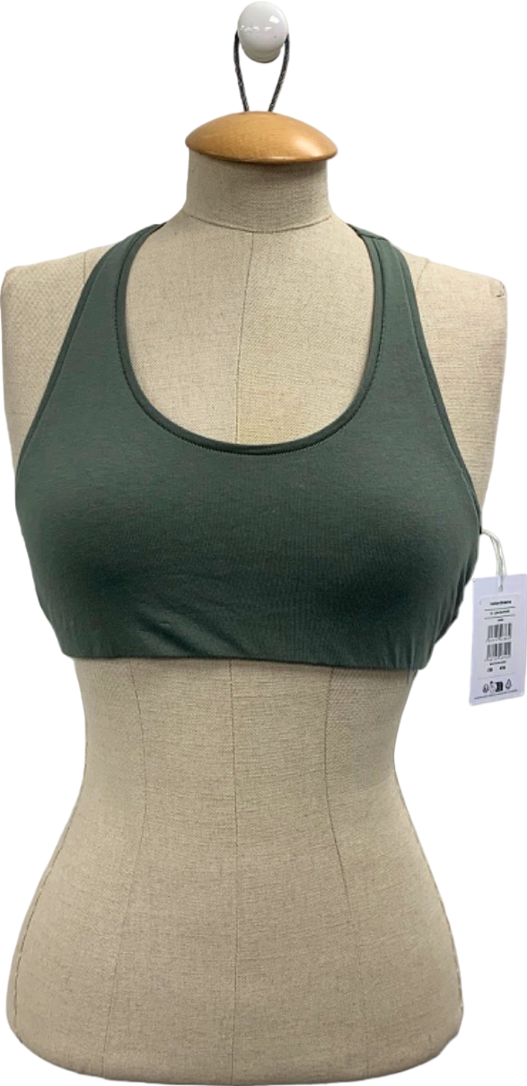 Gymshark Green Cotton Bralette M