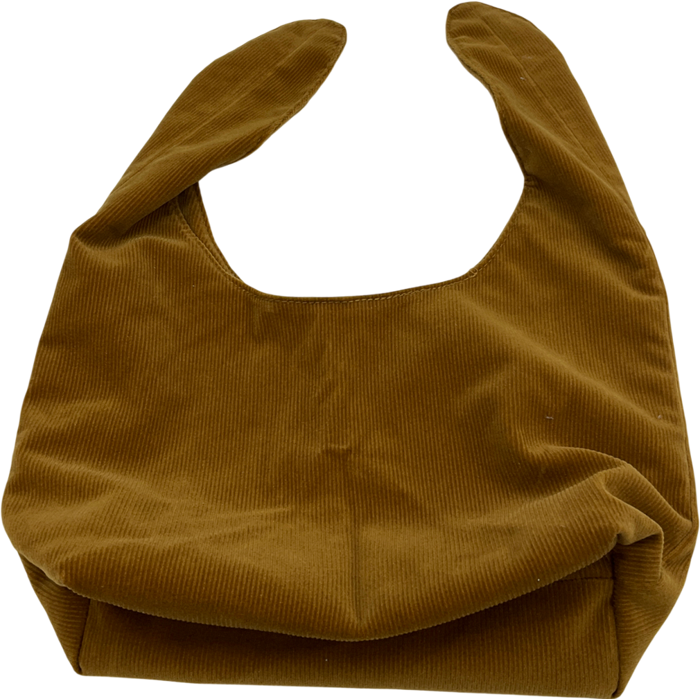 Merit Brown Beauty Corduroy Tie Knot Bag One Size