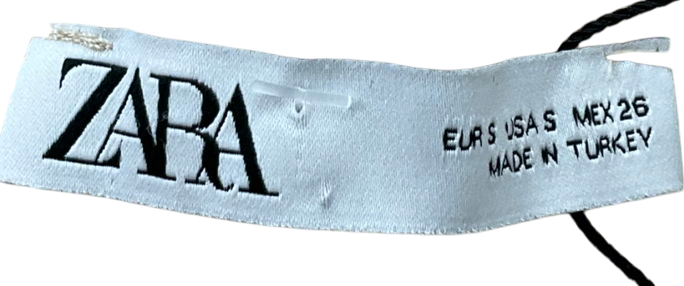 ZARA Beige Stretch Knit Vest Top UK S