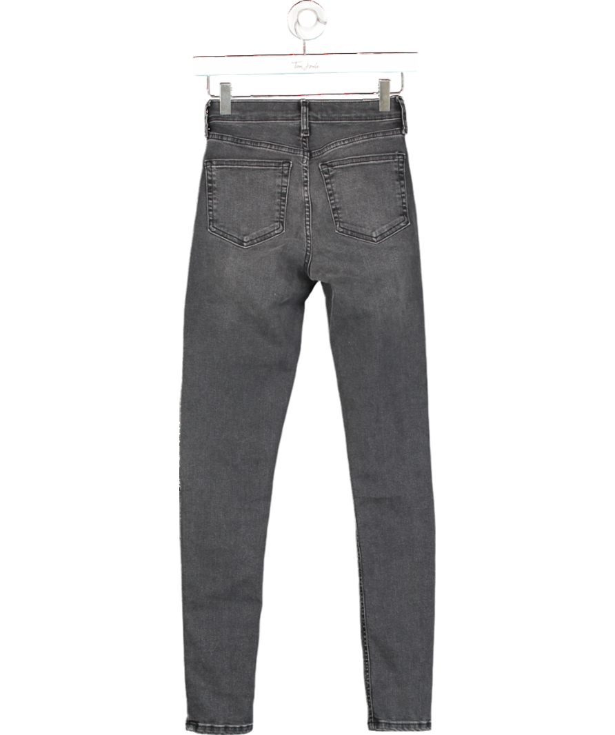 Topshop Grey High Waist Jamie Skinny Jeans L34 W26