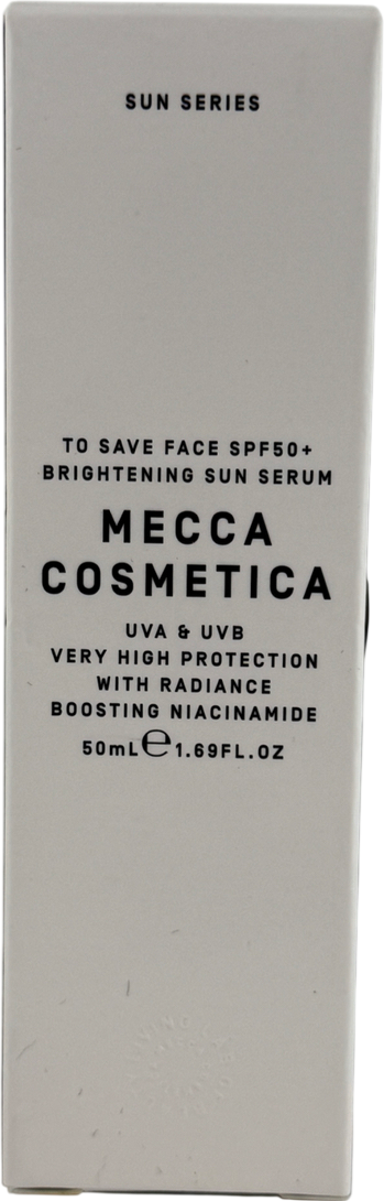 Mecca cosmetica To Save Face Spf50+ Brightening Sun Serum 50ml