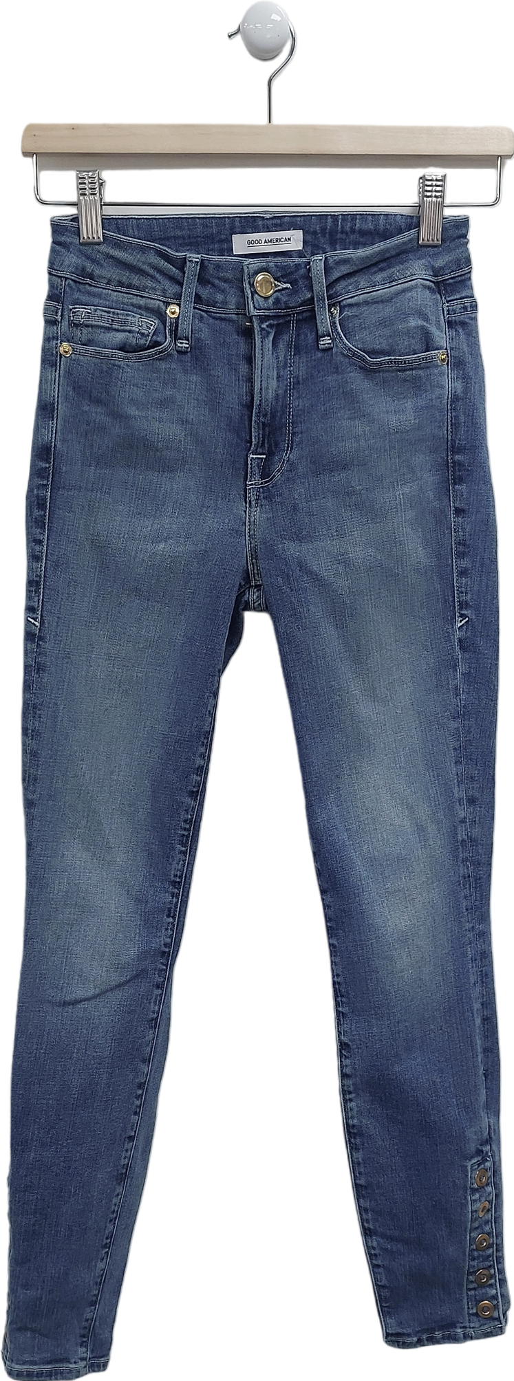 Good American Blue Good Legs Skinny Jeans W24