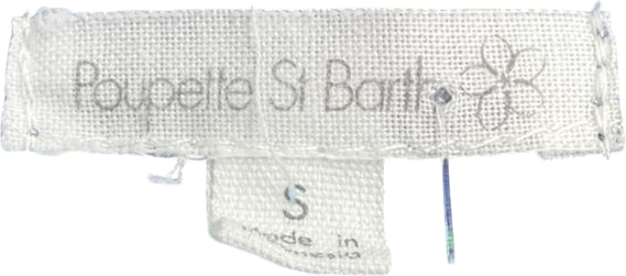 Poupette St Barth Blue Mae Mini Dress UK S