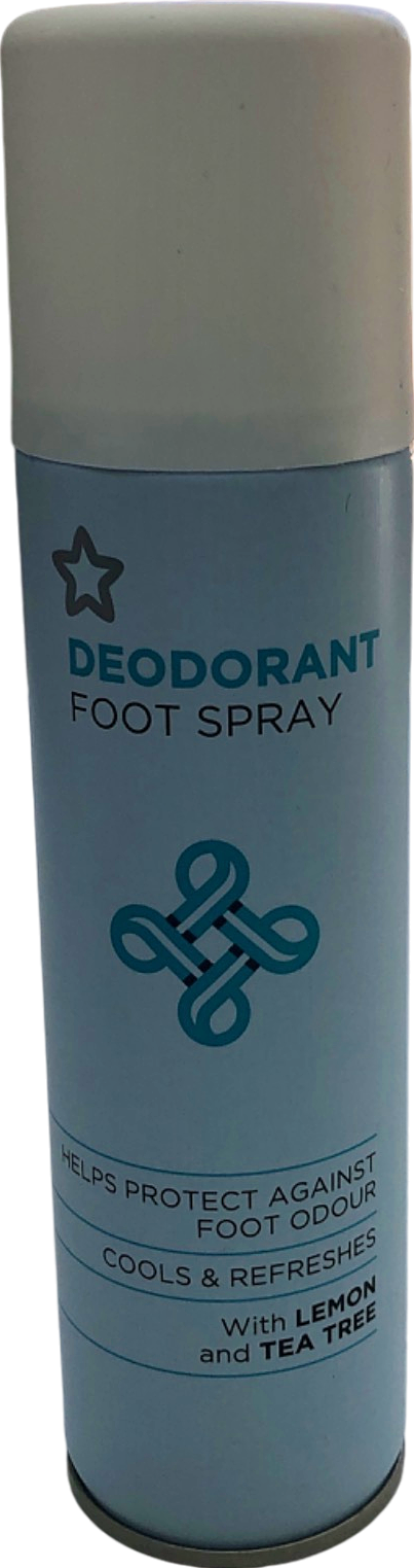 Superdrug Deodorant Foot Spray With Lemon and Tea Tree 150ml