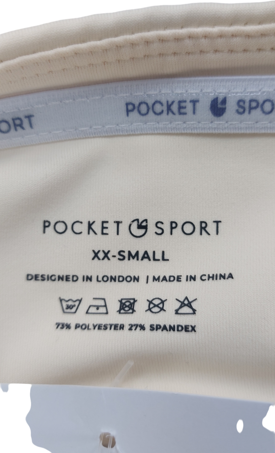 Pocket Sport Cream Morisot Leggings UK XXS