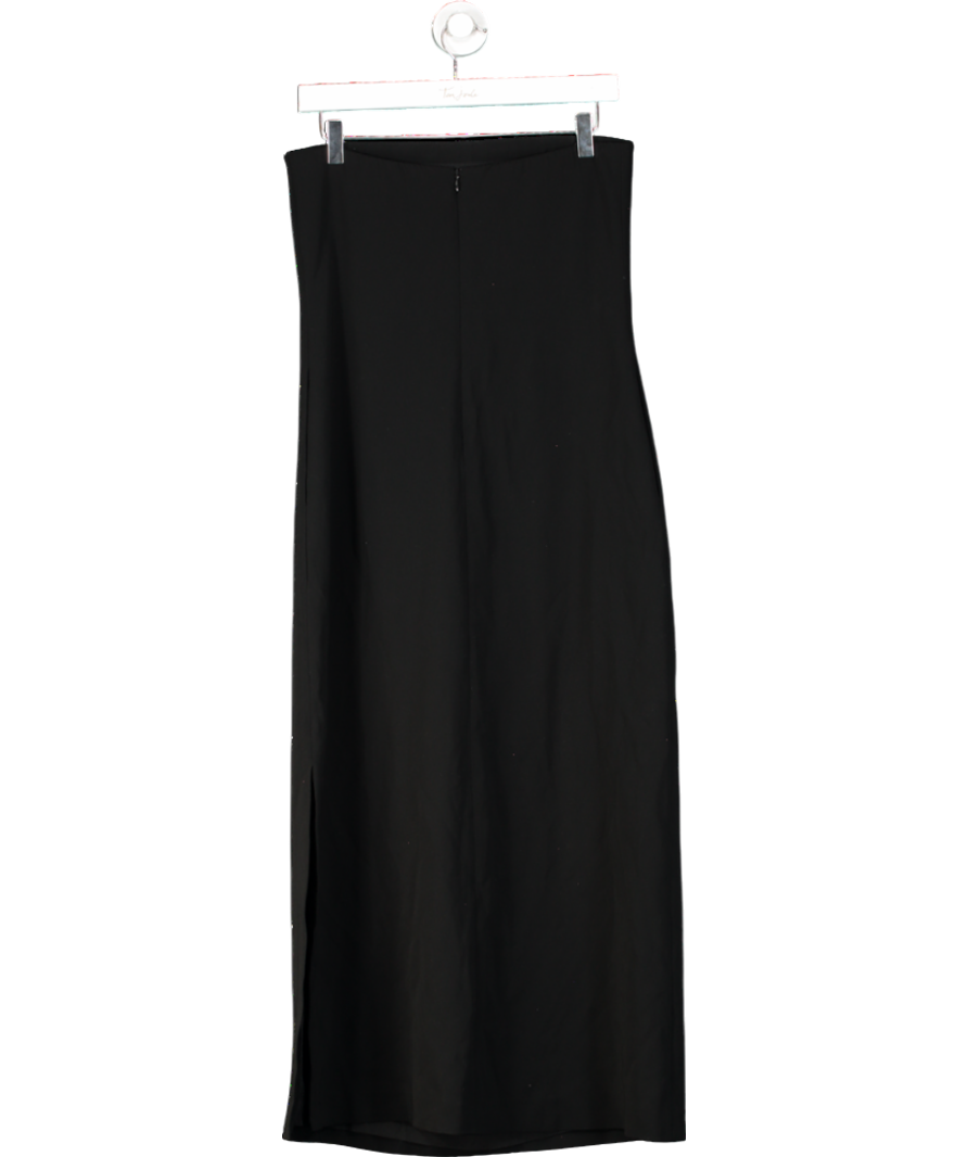Theory Black Strapless Maxi Dress UK 8