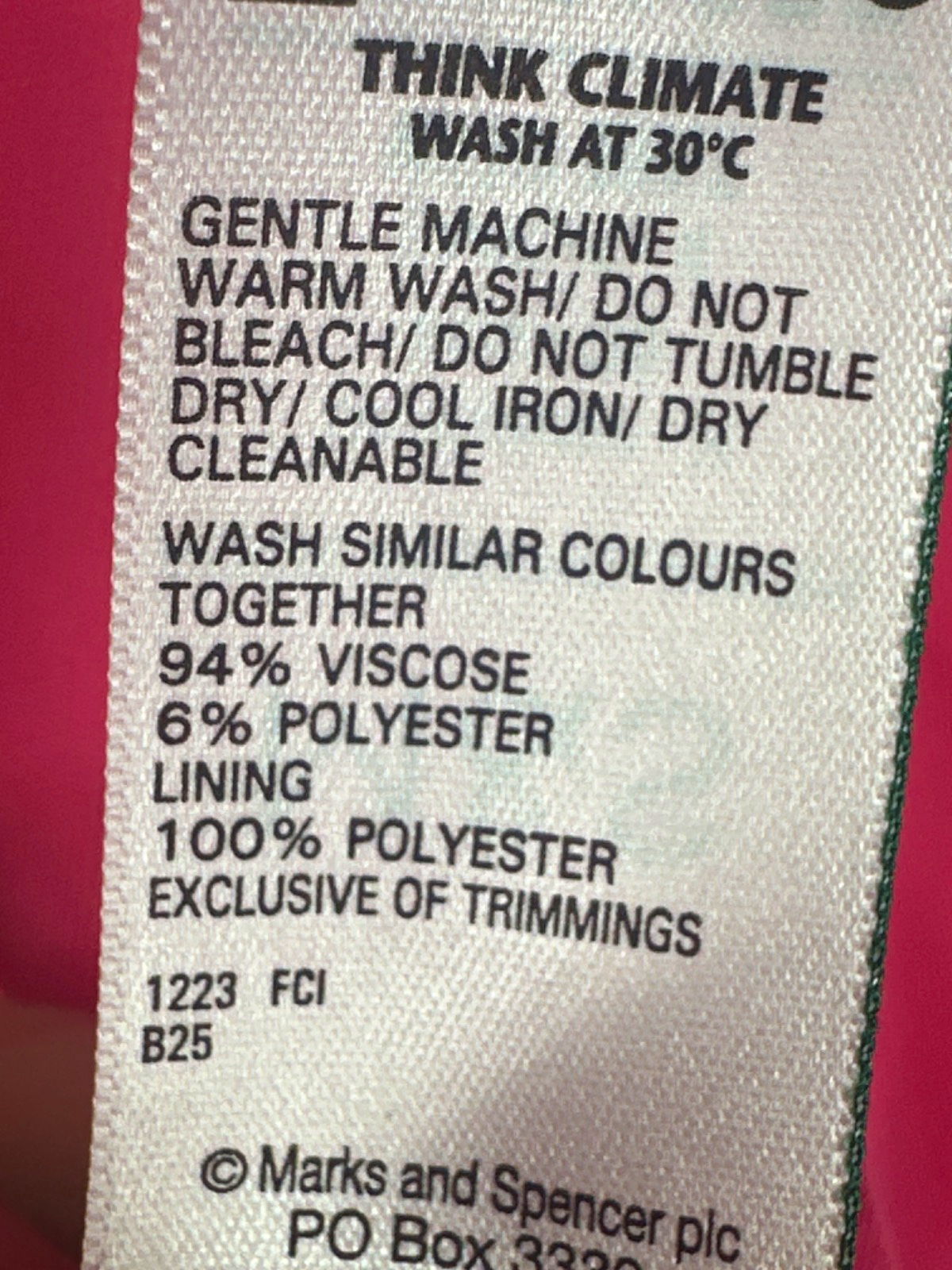 M&S Pink Sleeveless Belted Blazer UK 8