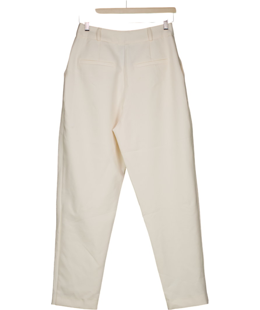 River Island Cream Pocket Detail Trouser UK 8