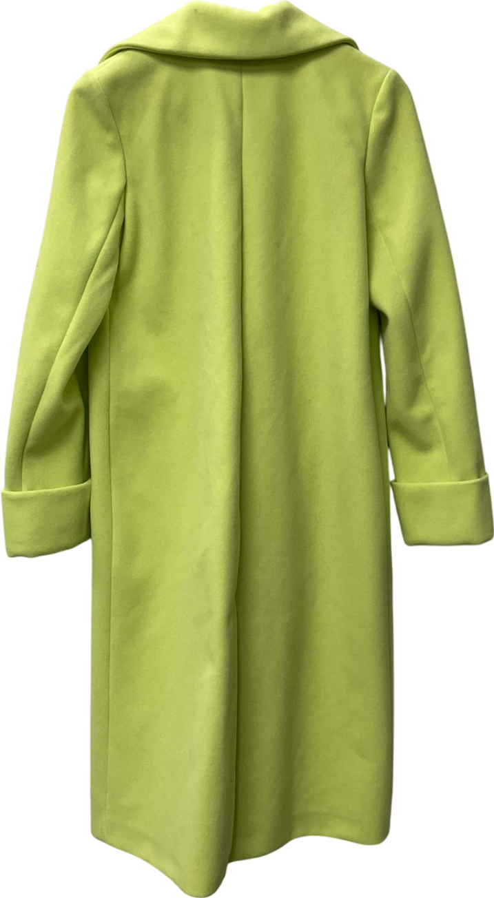 River Island Neon Green Trench Coat UK 10