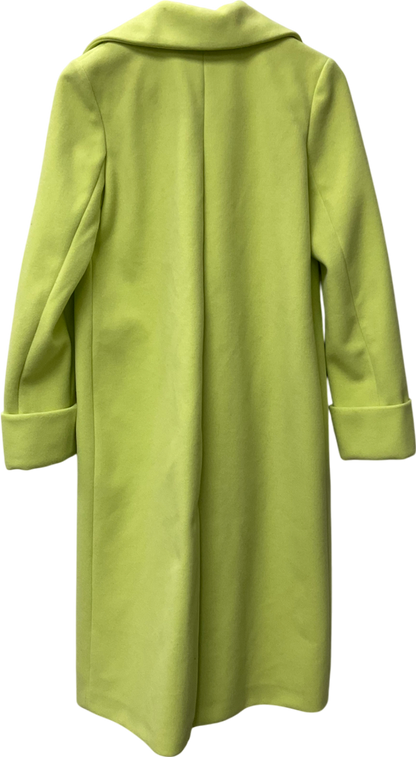 River Island Neon Green Trench Coat UK 10