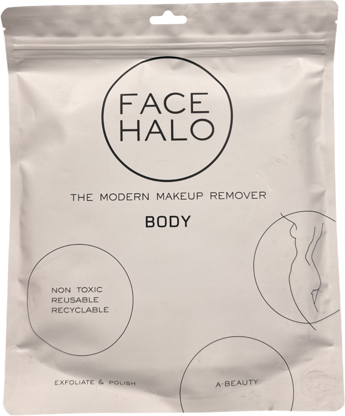 Face Halo Exfoliate And Polish Body Mitt n/a