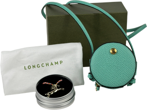 LONGCHAMP Mint Green 'epure Surf' Coin Purse With Gift