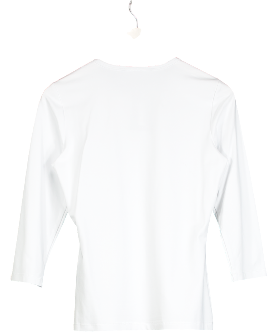 J McLaughlin White Signature T-shirt UK S