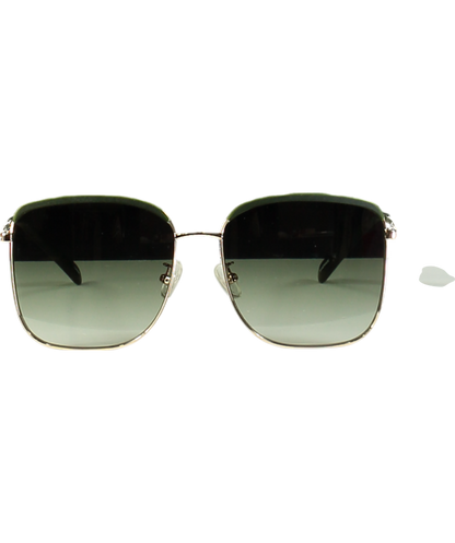 COVRY Green Alya Aviator Sunglasses One Size