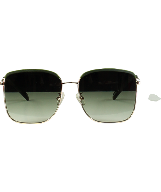 COVRY Green Alya Aviator Sunglasses One Size