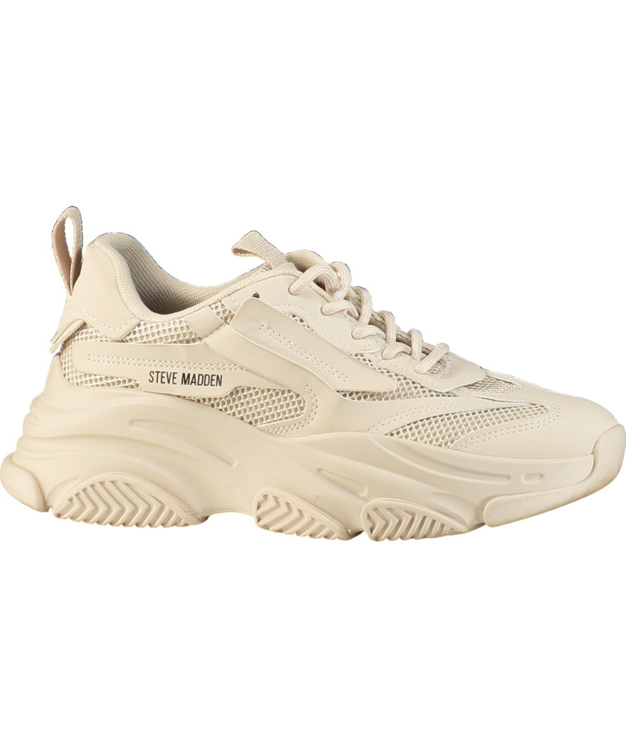 STEVE MADDEN Beige Possession-e Trainers UK 5 EU 38 👠