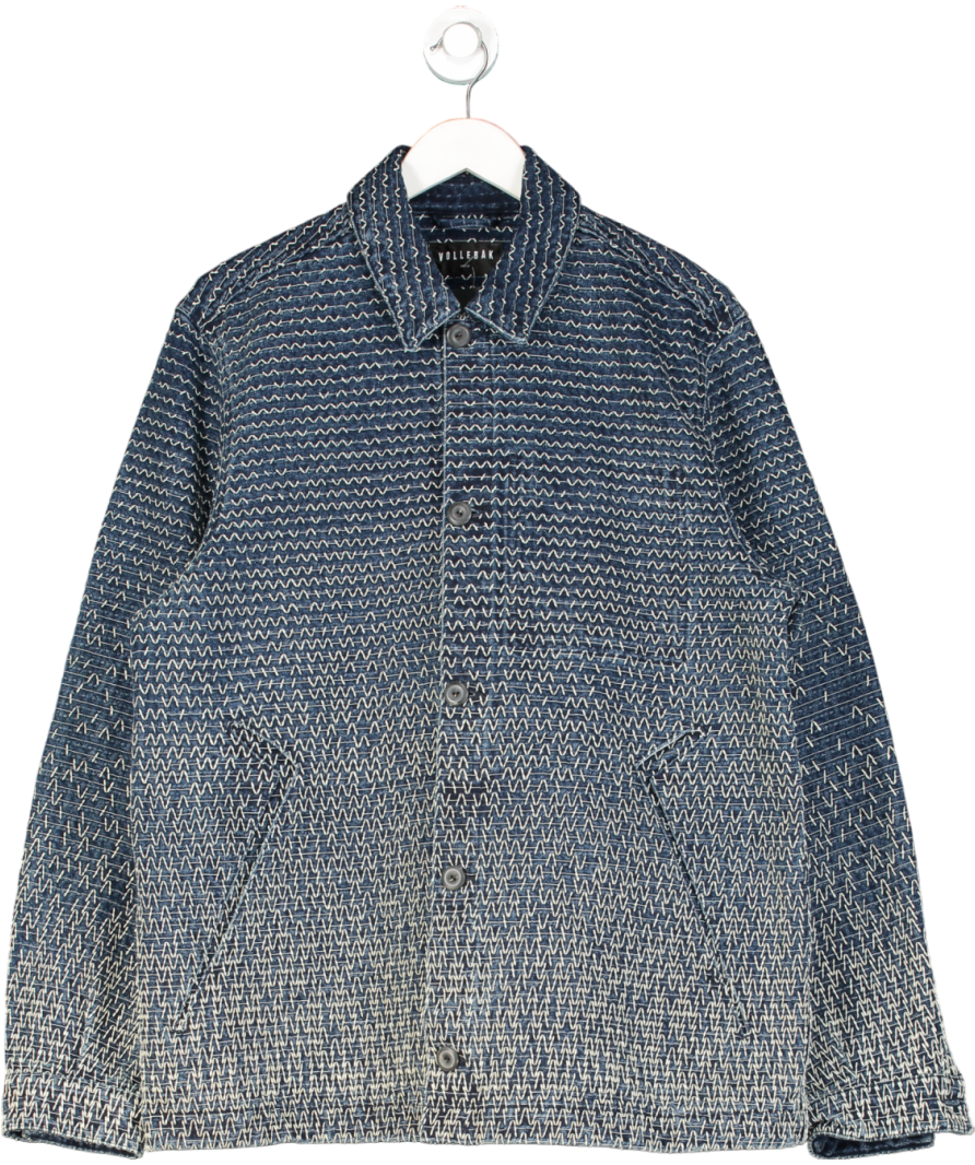 Vollebak Blue Sashiko Chore Jacket UK L