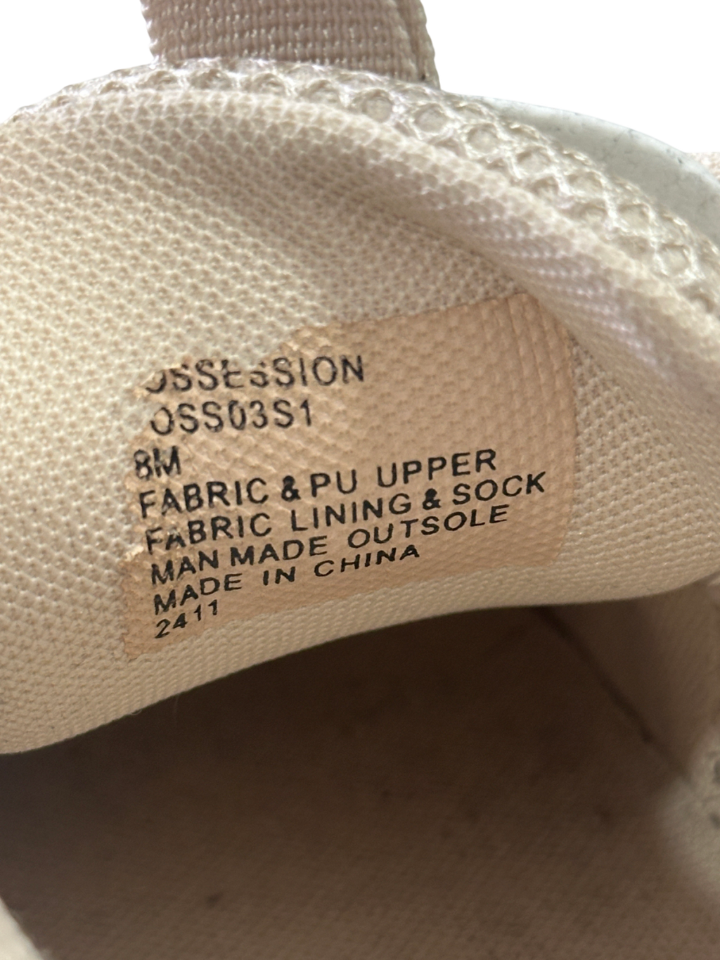 STEVE MADDEN Beige Possession-e Trainers UK 5 EU 38 👠