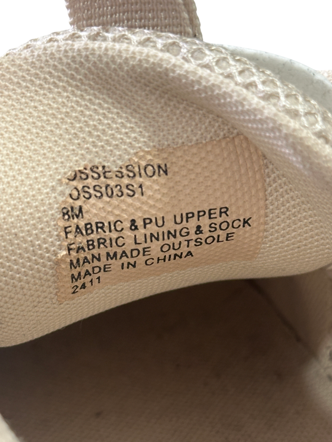 STEVE MADDEN Beige Possession-e Trainers UK 5 EU 38 👠