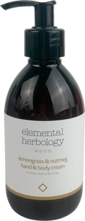 Elemental herbology Lemongrass & Nutmeg Hand & Body Cream 290ml