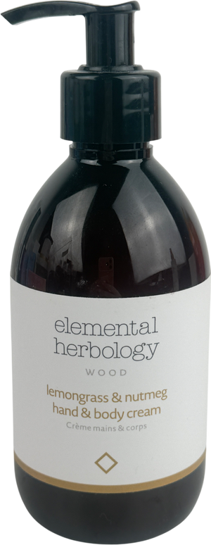 Elemental herbology Lemongrass & Nutmeg Hand & Body Cream 290ml