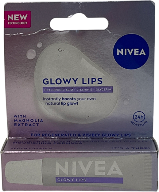 NIVEA Hyaluron Glowy Lips Lip Balm Tube Original 10ml