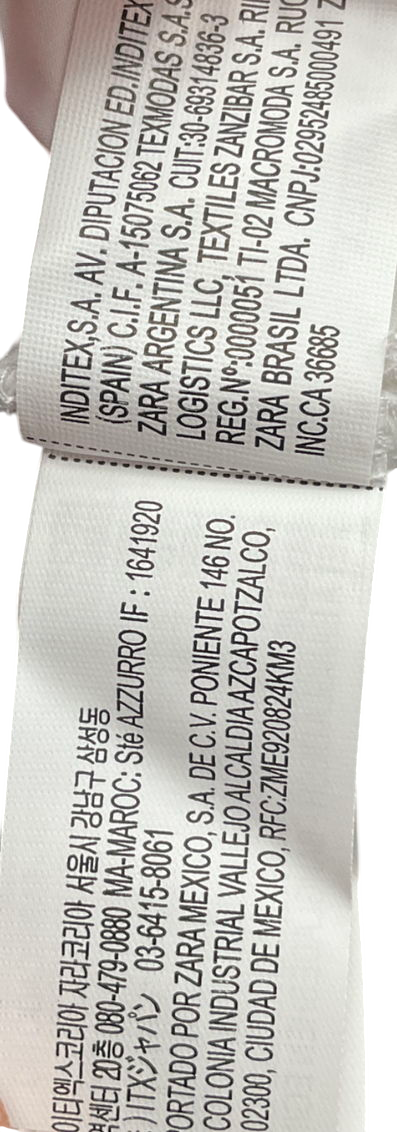 ZARA White T-shirt UK M