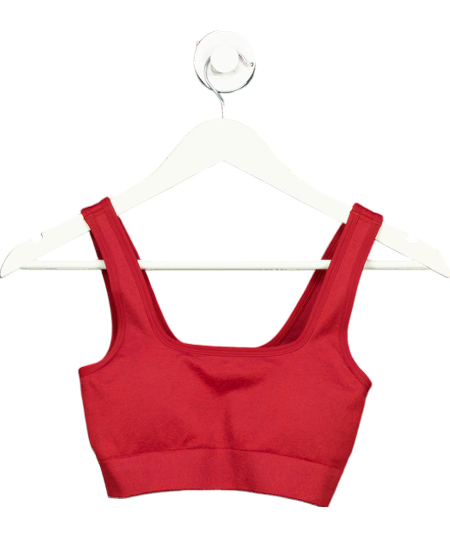 gymshark Red Adapt Fleck Sports Bra UK S