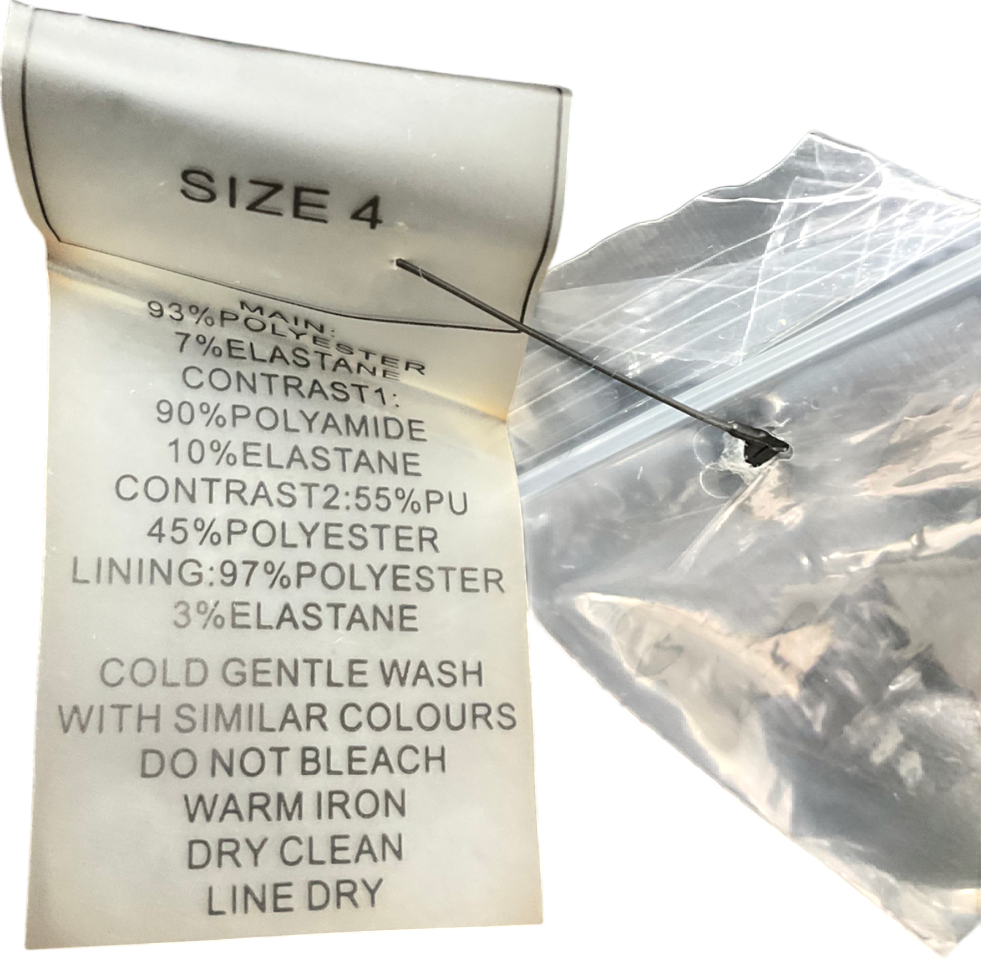 maniere de voir Black Lace Insert Fitted Blazer UK 4