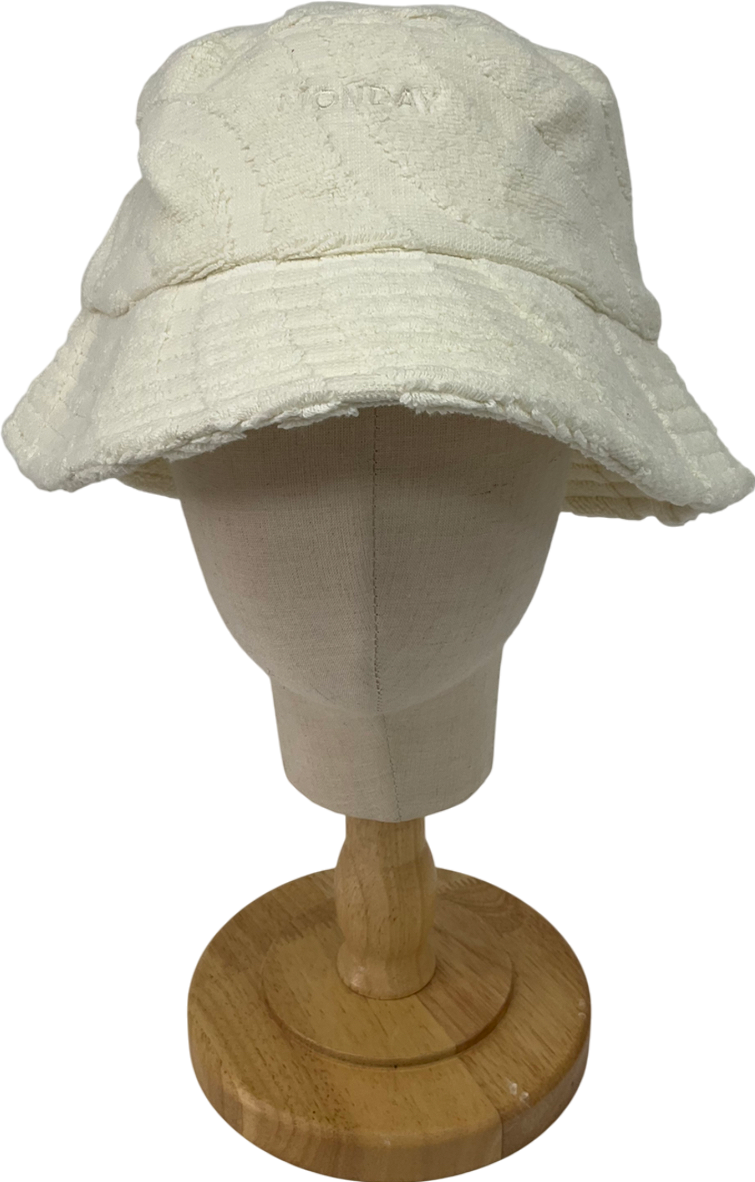 Monday Swimwear Cream Marina Bucket Hat One Size