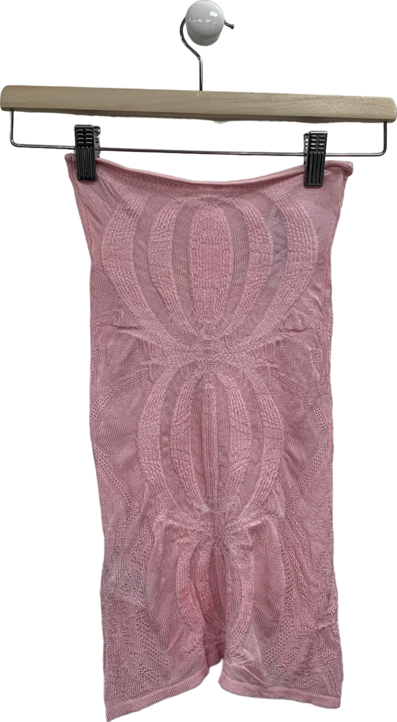 Gimaguas Pink And White Band Top UK XS