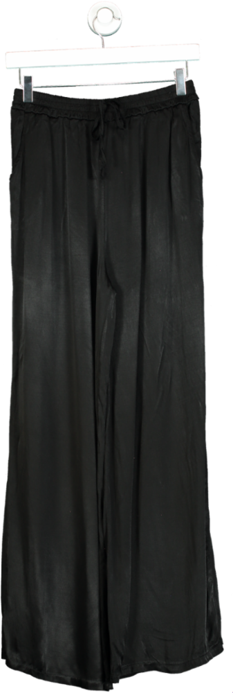 Verve Design Black Wide Leg Trousers UK M