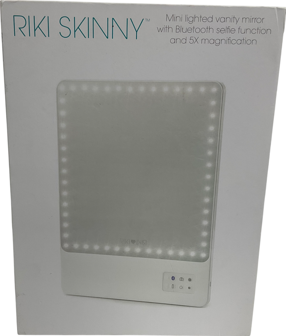 Riki Skinny Lighted Vanity Dressing Table Mirror with Bluetooth and selfie function X5 magnification